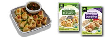 Introduces Organic Tofu Vegetable Dumplings