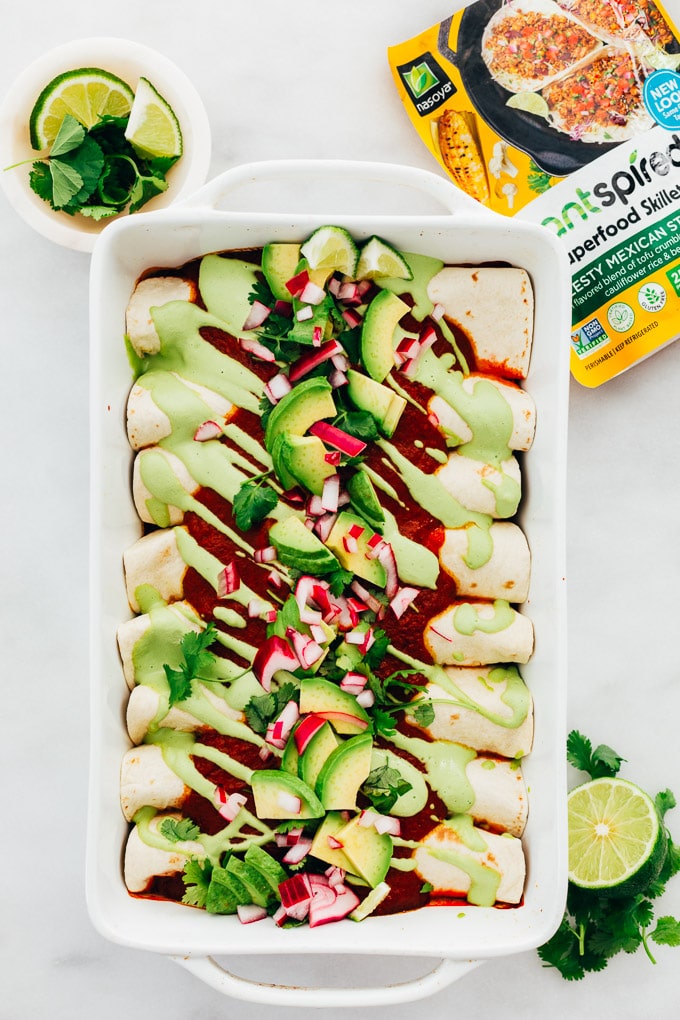 Easy Vegan Enchiladas