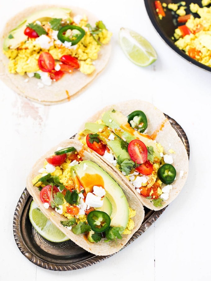 Scrambled Tofu Breakfast Tacos - Nasoya