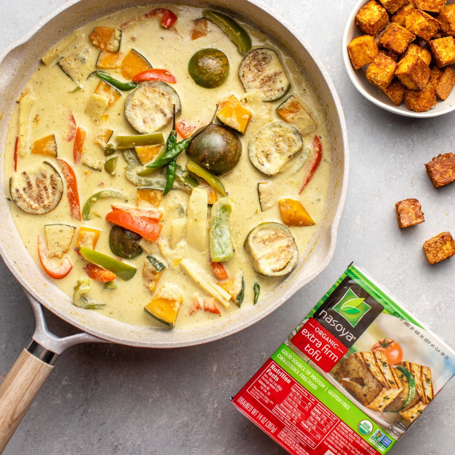 Thai Green Curry With Crispy Tofu - Nasoya