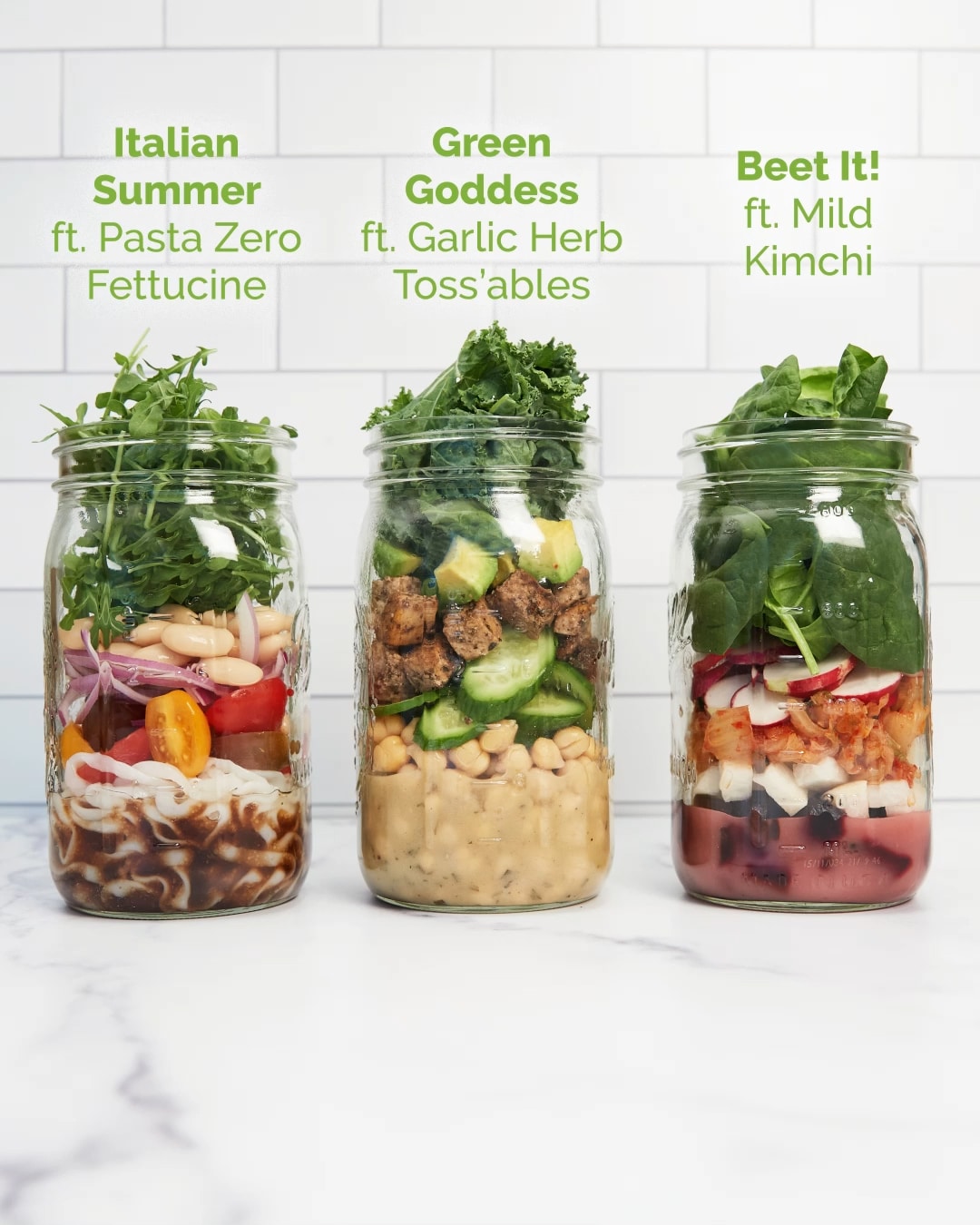 5 Mix & Match Mason Jar Salad Recipes {Healthy Lunches}