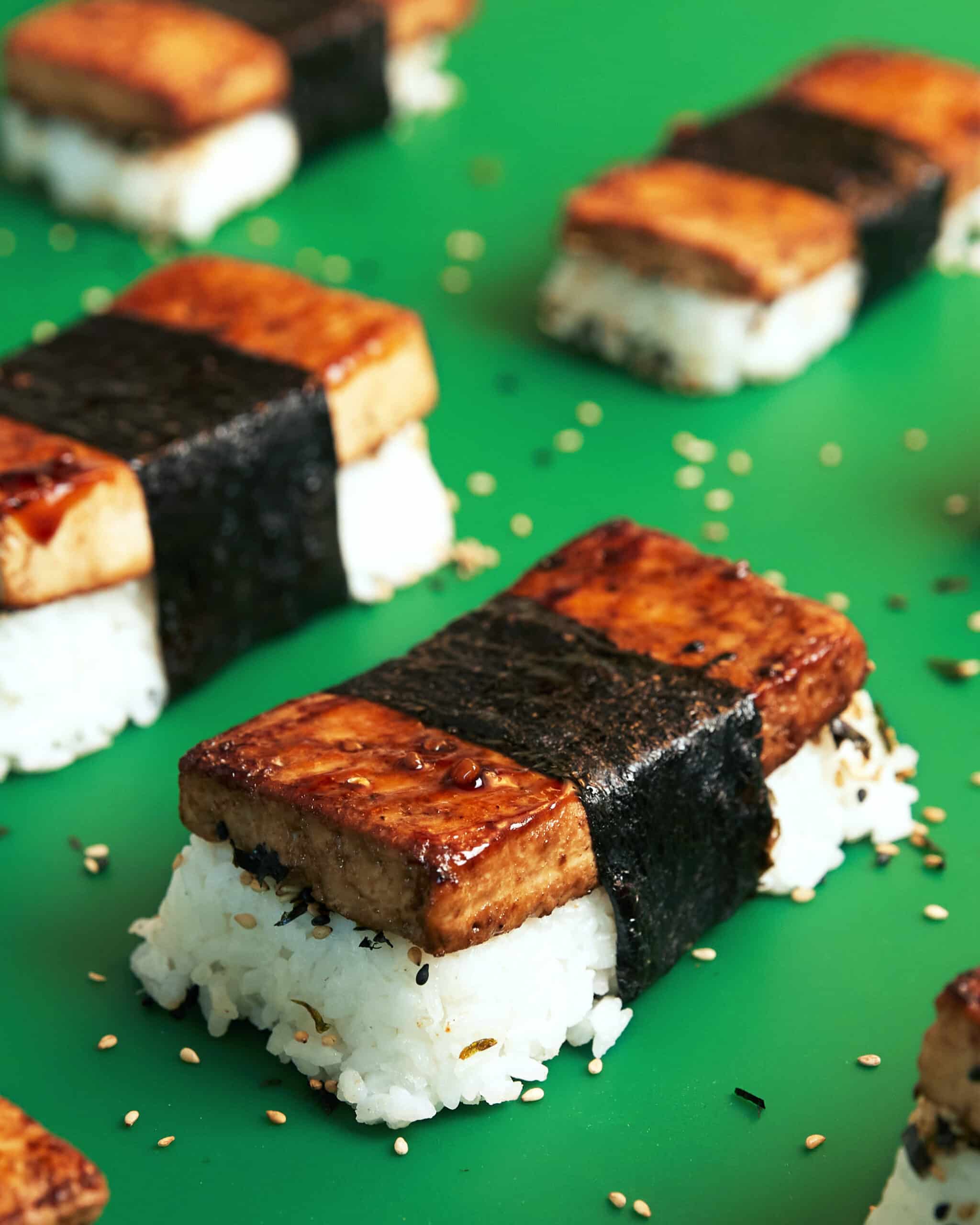 Teriyaki Furikake Spam Musubi